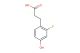 3-(2-fluoro-4-hydroxyphenyl)propanoic acid