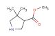 4,4-dimethyl-pyrrolidine-3-carboxylic acid methyl ester
