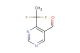 4-(1,1-difluoroethyl)pyrimidine-5-carbaldehyde