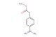 methyl 2-(4-carbamimidoylphenyl)acetate