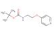 tert-butyl 2-(pyridin-4-yloxy)ethylcarbamate