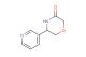 5-(pyridin-3-yl)morpholin-3-one