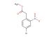 methyl 2-(4-bromo-2-nitrophenyl)acetate