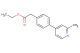 ethyl 2-(4-(2-methylpyridin-4-yl)phenyl)acetate