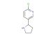 2-chloro-5-(pyrrolidin-2-yl)pyridine