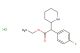 ethyl 2-(4-fluorophenyl)-2-(piperidin-2-yl)acetate hydrochloride