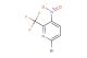 6-bromo-3-nitro-2-(trifluoromethyl)pyridine