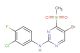 5-bromo-N-(3-chloro-4-fluorophenyl)-4-(methylsulfonyl)pyrimidin-2-amine