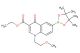 ethyl 1-(2-methoxyethyl)-4-oxo-6-(4,4,5,5-tetramethyl-1,3,2-dioxaborolan-2-yl)-1,4-dihydroquinoline-3-carboxylate