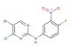 5-bromo-4-chloro-N-(4-fluoro-3-nitrophenyl)pyrimidin-2-amine