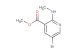 methyl 5-bromo-2-(methylamino)nicotinate