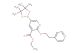 ethyl 2-(2-(pyridin-4-yl)ethoxy)-5-(4,4,5,5-tetramethyl-1,3,2-dioxaborolan-2-yl)nicotinate