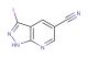 3-iodo-1H-pyrazolo[3,4-b]pyridine-5-carbonitrile