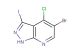 5-bromo-4-chloro-3-iodo-1H-pyrazolo[3,4-b]pyridine