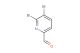 5,6-dibromopicolinaldehyde