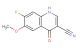 7-fluoro-6-methoxy-4-oxo-1,4-dihydroquinoline-3-carbonitrile