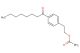 2-(4-octanoylphenyl)ethyl acetate