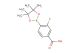 3-fluoro-4-(tetramethyl-1,3,2-dioxaborolan-2-yl)benzoic acid