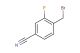 4-(bromomethyl)-3-fluorobenzonitrile