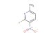 2-fluoro-6-methyl-3-nitropyridine