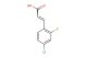 3-(4-chloro-2-fluorophenyl)prop-2-enoic acid