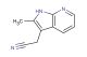 (2-methyl-1H-pyrrolo[2,3-b]pyridin-3-yl)-acetonitrile