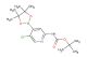 tert-butyl N-[5-chloro-4-(tetramethyl-1,3,2-dioxaborolan-2-yl)pyridin-2-yl]carbamate