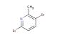 3,6-dibromo-2-methylpyridine