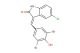 5-chloro-3-[(3,5-dibromo-4-hydroxyphenyl)methylidene]-2,3-dihydro-1H-indol-2-one