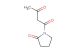 1-(2-oxopyrrolidin-1-yl)butane-1,3-dione