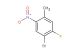 1-bromo-2-fluoro-4-methyl-5-nitrobenzene