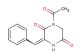 1-acetyl-3-(phenylmethylidene)piperazine-2,5-dione