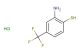 2-amino-4-(trifluoromethyl)benzene-1-thiol hydrochloride