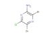 3,5-dibromo-6-chloropyrazin-2-amine