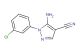5-amino-1-(3-chlorophenyl)-1H-pyrazole-4-carbonitrile