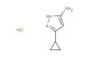 3-cyclopropyl-1H-pyrazol-5-amine hydrochloride