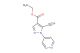 ethyl 5-cyano-1-(pyridin-4-yl)-1H-pyrazole-4-carboxylate