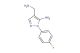 4-(aminomethyl)-1-(4-fluorophenyl)-1H-pyrazol-5-amine