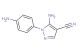 5-amino-1-(4-aminophenyl)-1H-pyrazole-4-carbonitrile