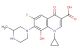 1-cyclopropyl-6-fluoro-8-hydroxy-7-(3-methylpiperazin-1-yl)-4-oxo-1,4-dihydroquinoline-3-carboxylic acid