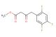 methyl 3-oxo-4-(2,4,5-trifluorophenyl)butanoate