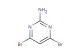 4,6-dibromopyrimidin-2-amine