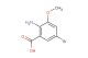 2-amino-5-bromo-3-methoxybenzoic acid