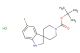 tert-butyl 5-fluoro-1,2-dihydrospiro[indole-3,4'-piperidine]-1'-carboxylate hydrochloride