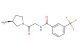 (S)-N-(2-(3-aminopyrrolidin-1-yl)-2-oxoethyl)-3-(trifluoromethyl)benzamide