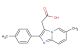 2-[6-methyl-2-(4-methylphenyl)imidazo[1,2-a]pyridin-3-yl]acetic acid