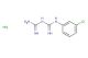 1-carbamimidamido-N-(3-chlorophenyl)methanimidamide hydrochloride