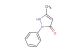 5-methyl-2-phenyl-2,3-dihydro-1H-pyrazol-3-one