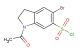 1-acetyl-5-bromo-2,3-dihydro-1H-indole-6-sulfonyl chloride