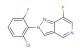 2-(2-chloro-6-fluorophenyl)-7-fluoro-2H-pyrazolo[4,3-c]pyridine